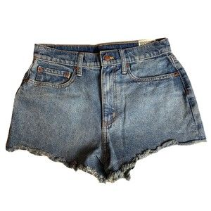 Pink Victoria's Secret Women’s  Size 2 High-Waist Cut Off Denim Shorts New